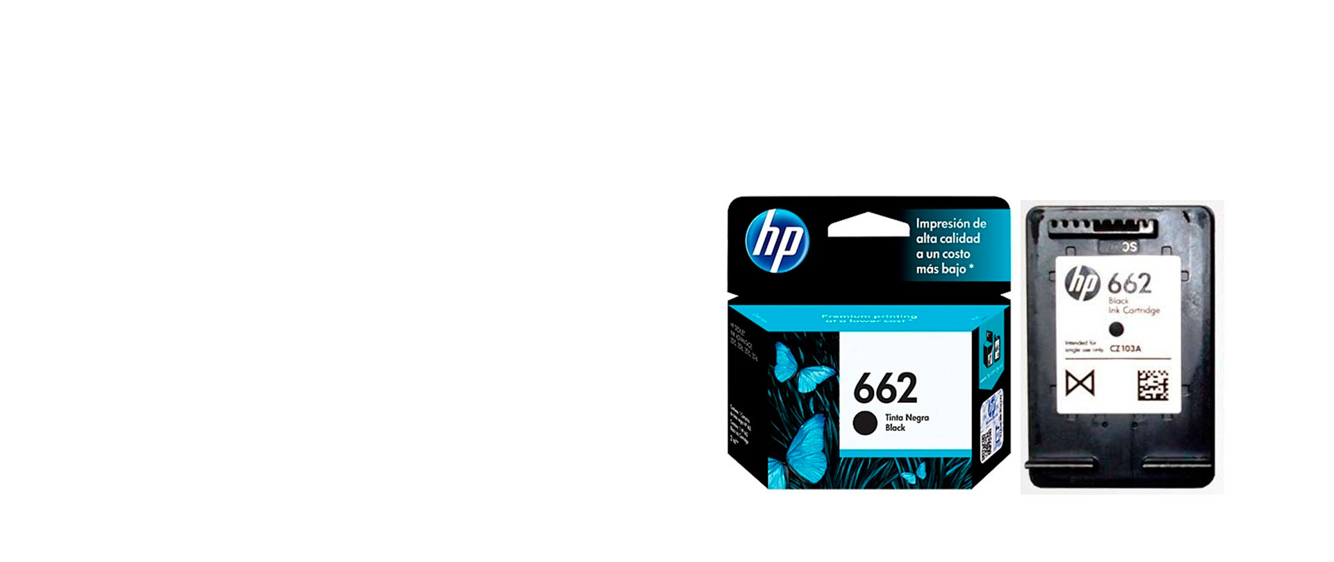 Cartuchos de inyección para  impresora HP y consumibles tinta.